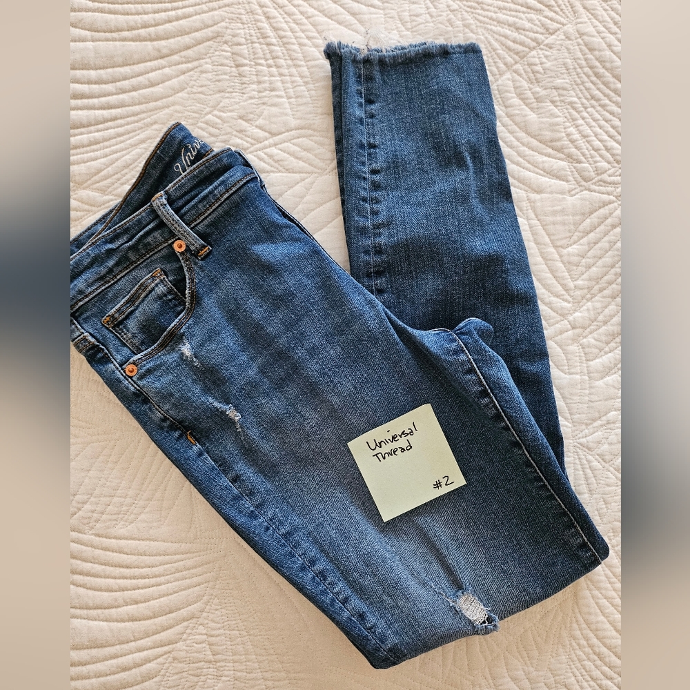 Universal Thread Fair Trade Distressed Jeans - image 7